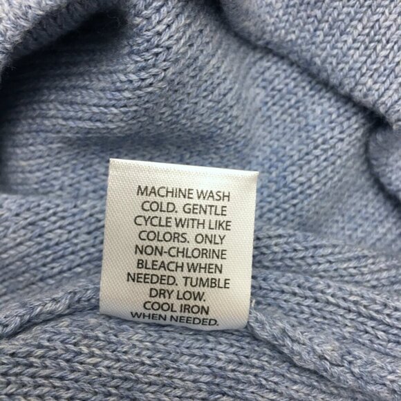 NEW Flag & Anthem Men's Blue 1/4 Zip Sweater Cotton size Small Read Desc. - Picture 9 of 10